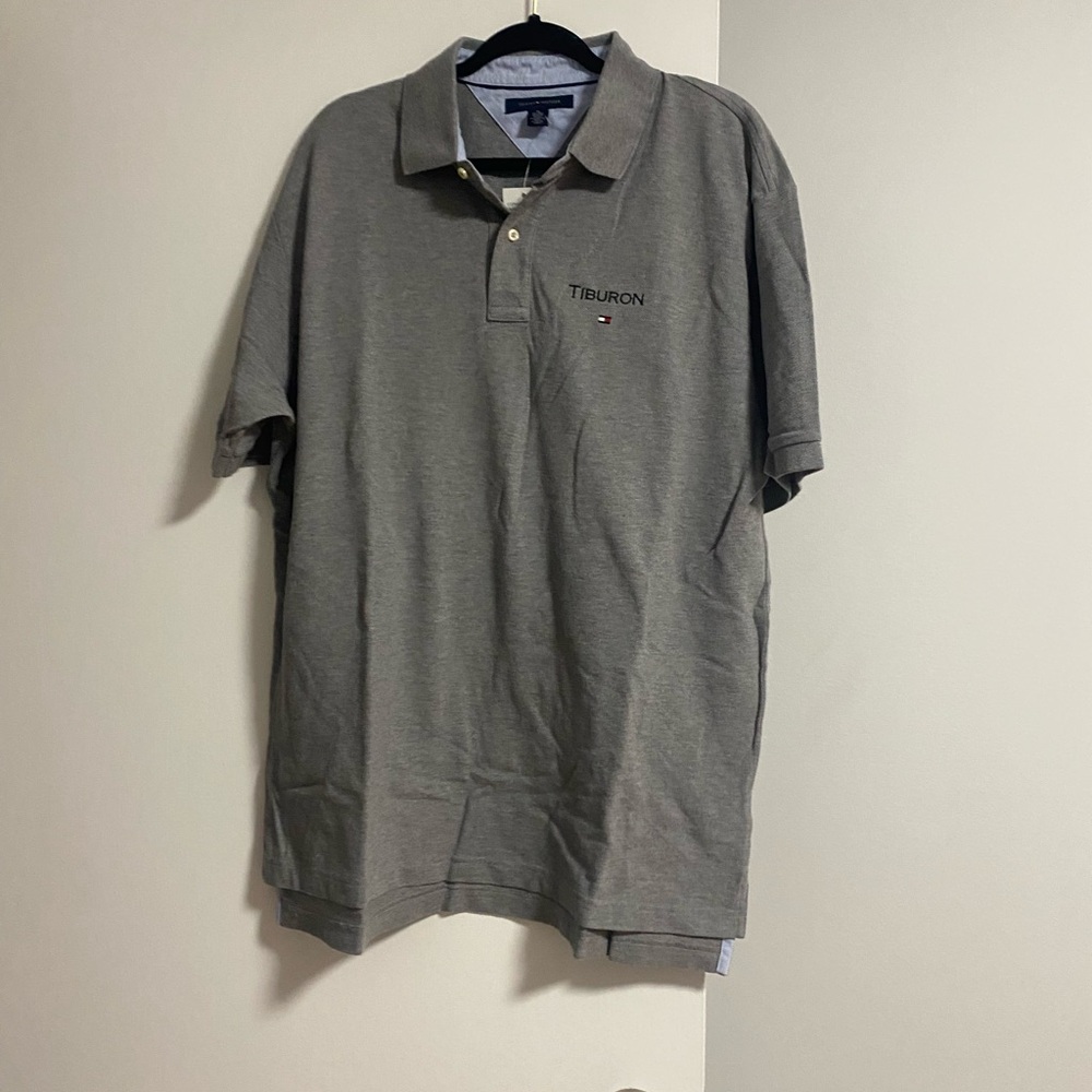 NWT Tommy Hilfiger Grey Men’s Polo XL